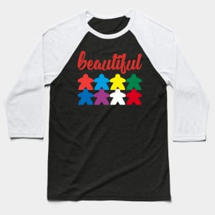 Beautiful People - Meeple Baseball T-Shirt